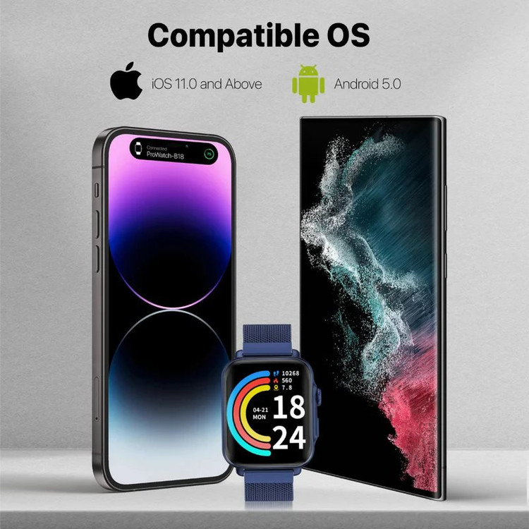 ساعت هوشمند پرومیت کاسیو مدل PROWATCH-B18 مشکی