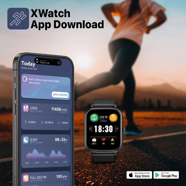 ساعت هوشمند پرومیت کاسیو مدل XWATCH-C18 مشکی